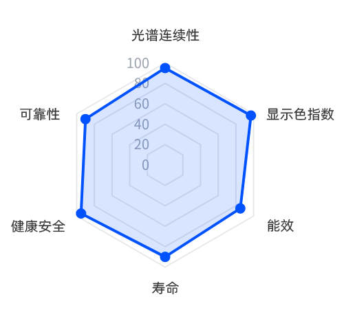 LEP核心优势雷达图